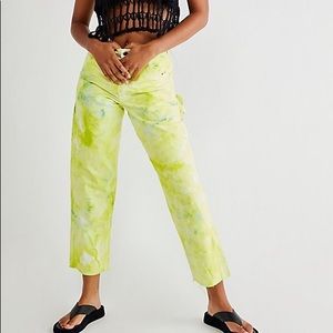 Free People x Riverside Tie Dye Cargo Painters Pants